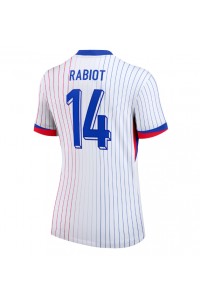 Frankrijk Adrien Rabiot #14 Voetbaltruitje Uit tenue Dames EK 2024 Korte Mouw